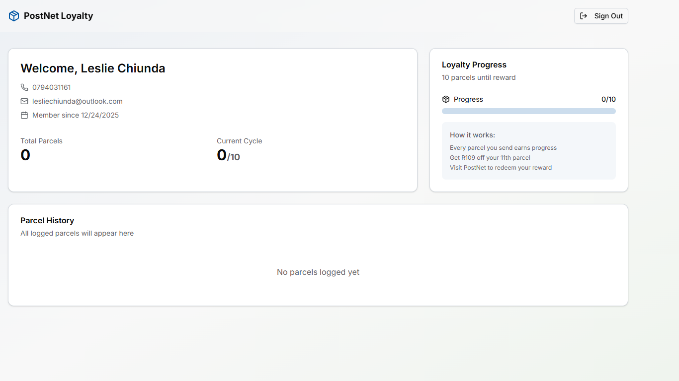 11th Parcel Free website screenshot
